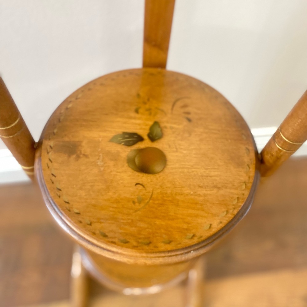 Vintage Wooden Three Tiered Foldable Pie Shelf - Picture 7 of 7